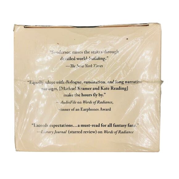 New Sealed Brandon Sanderson Oathbringer on Audiobook Unabridged on 43 CD's - Picture 2 of 3